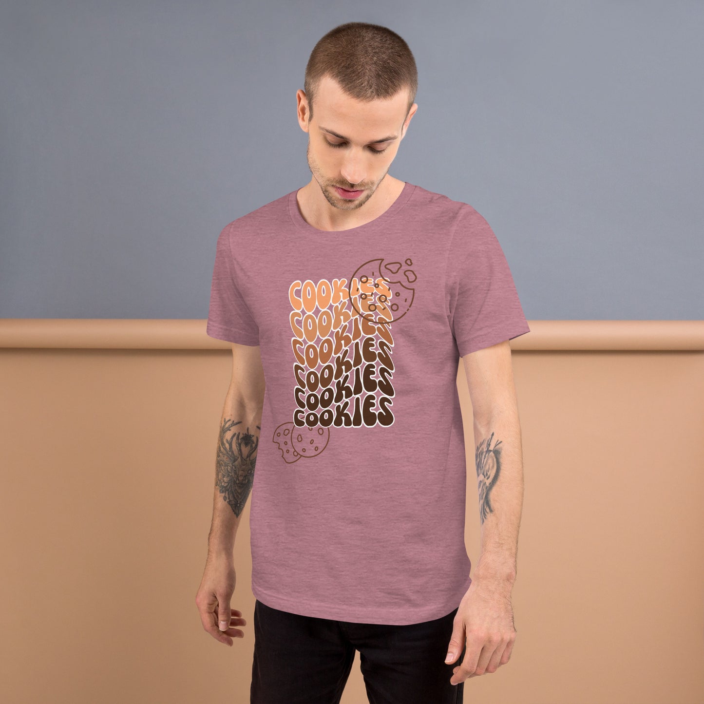 Brown Faded Cookies T-shirt