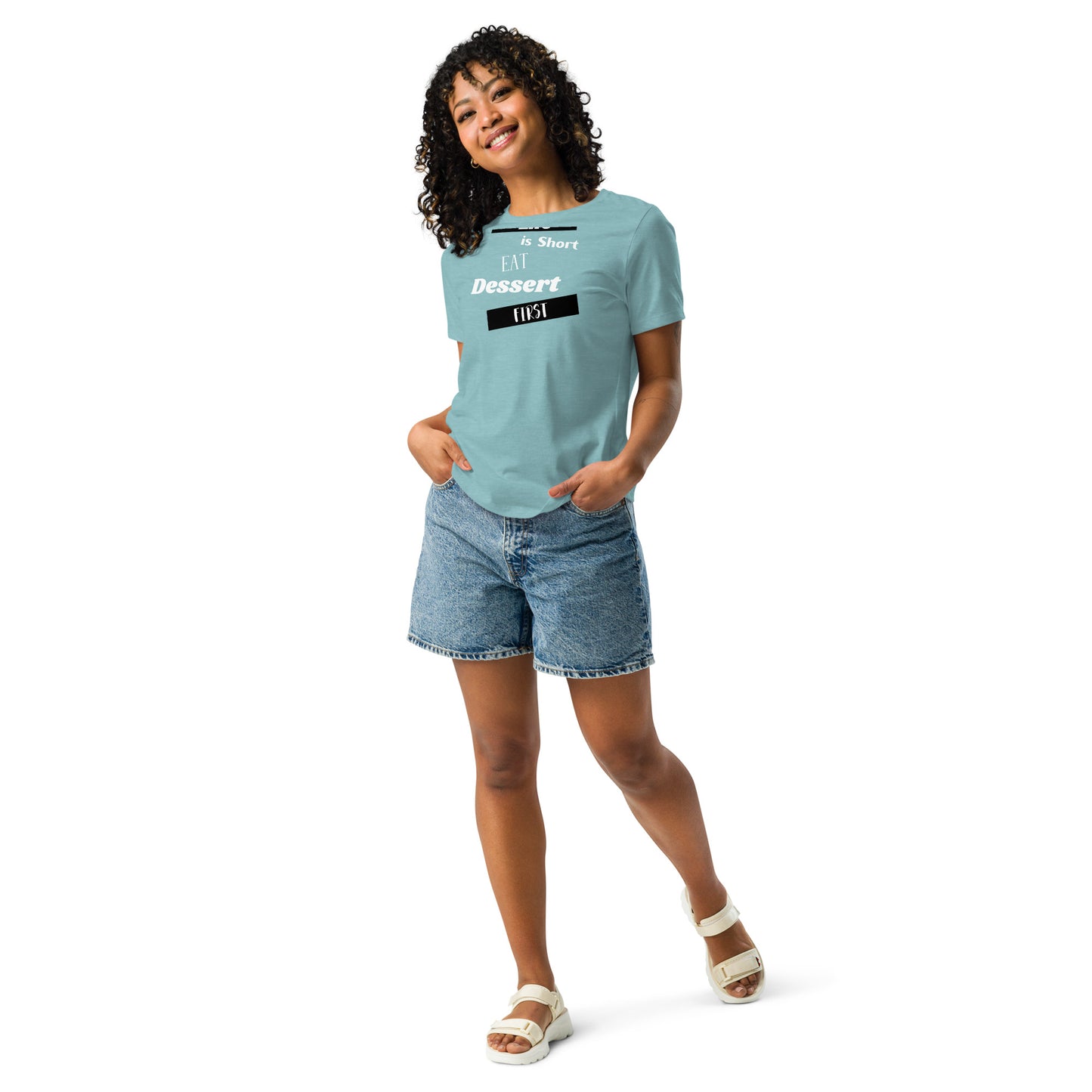 Life is Short Heather Relaxed T-Shirt