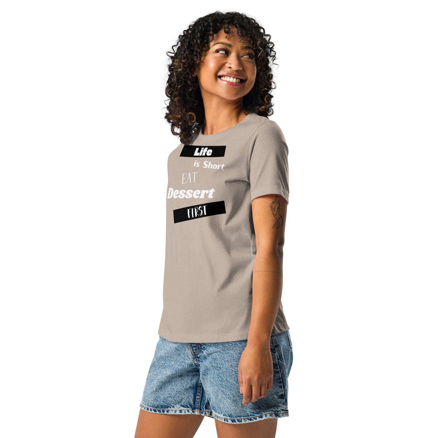 Life is Short Heather Relaxed T-Shirt