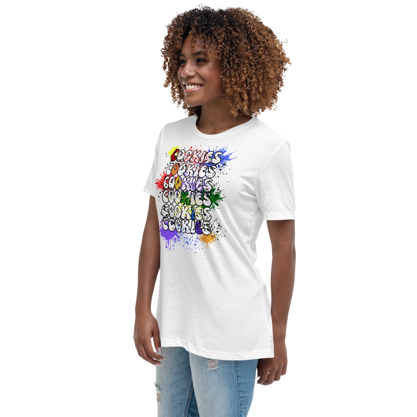 Cookies Splatter Paint Relaxed T-Shirt