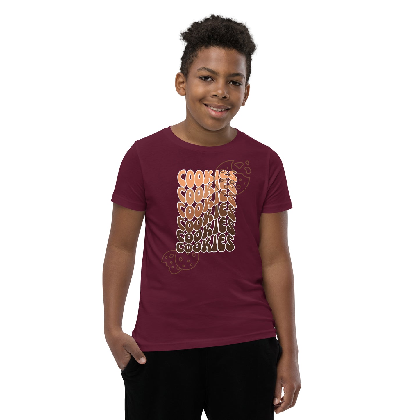Brown Faded Cookies T-Shirt