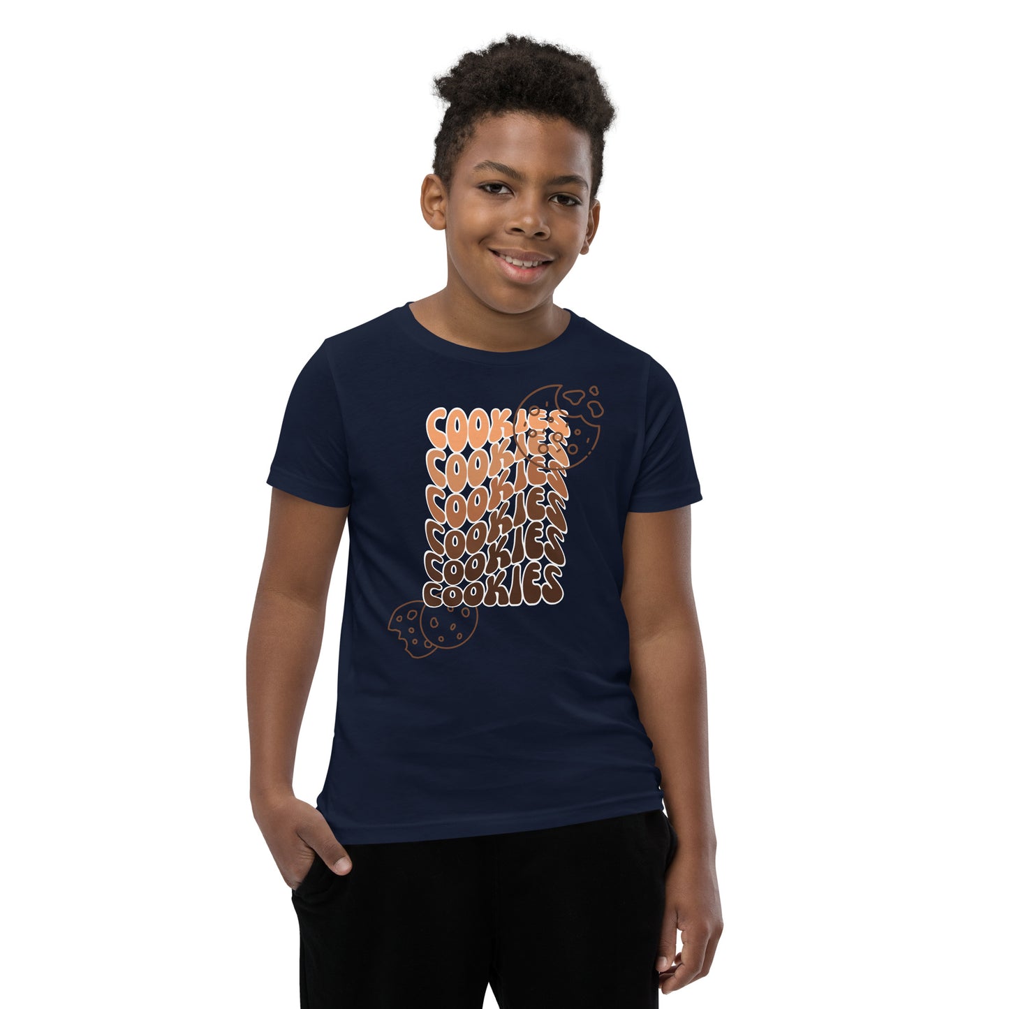 Brown Faded Cookies T-Shirt
