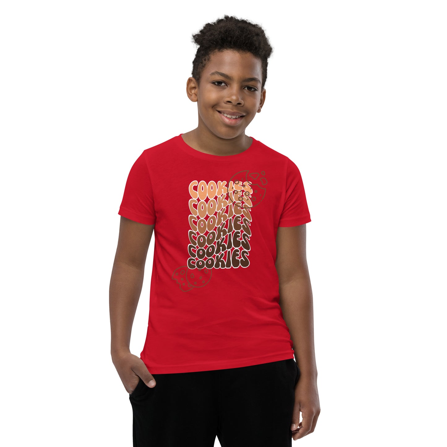 Brown Faded Cookies T-Shirt
