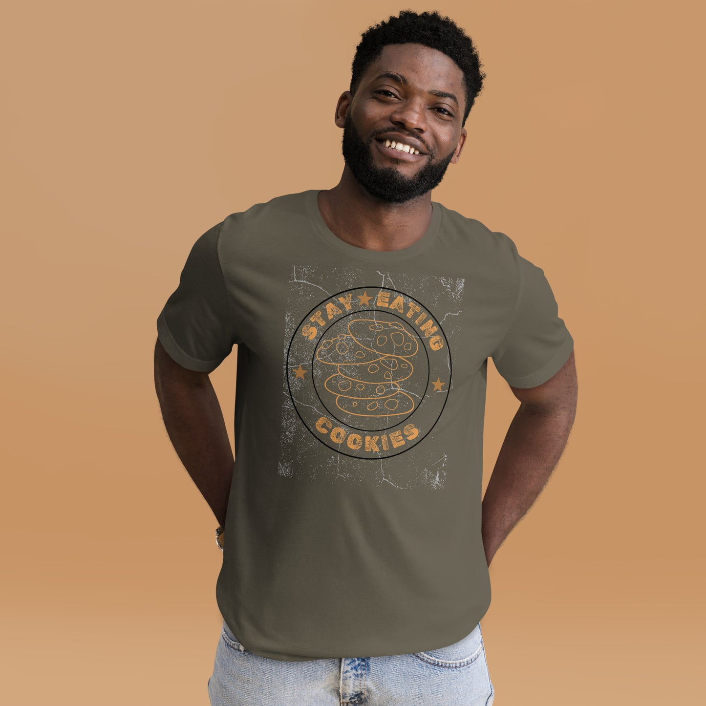 Stay Eating Cookies Blk T-shirt