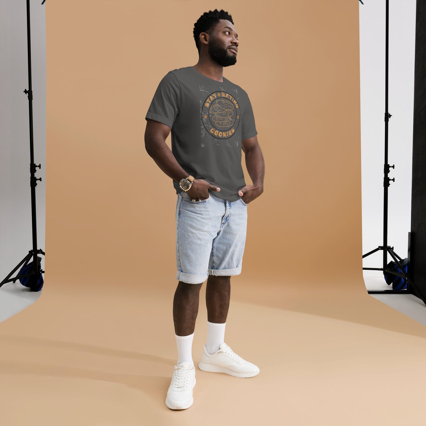 Stay Eating Cookies Blk T-shirt