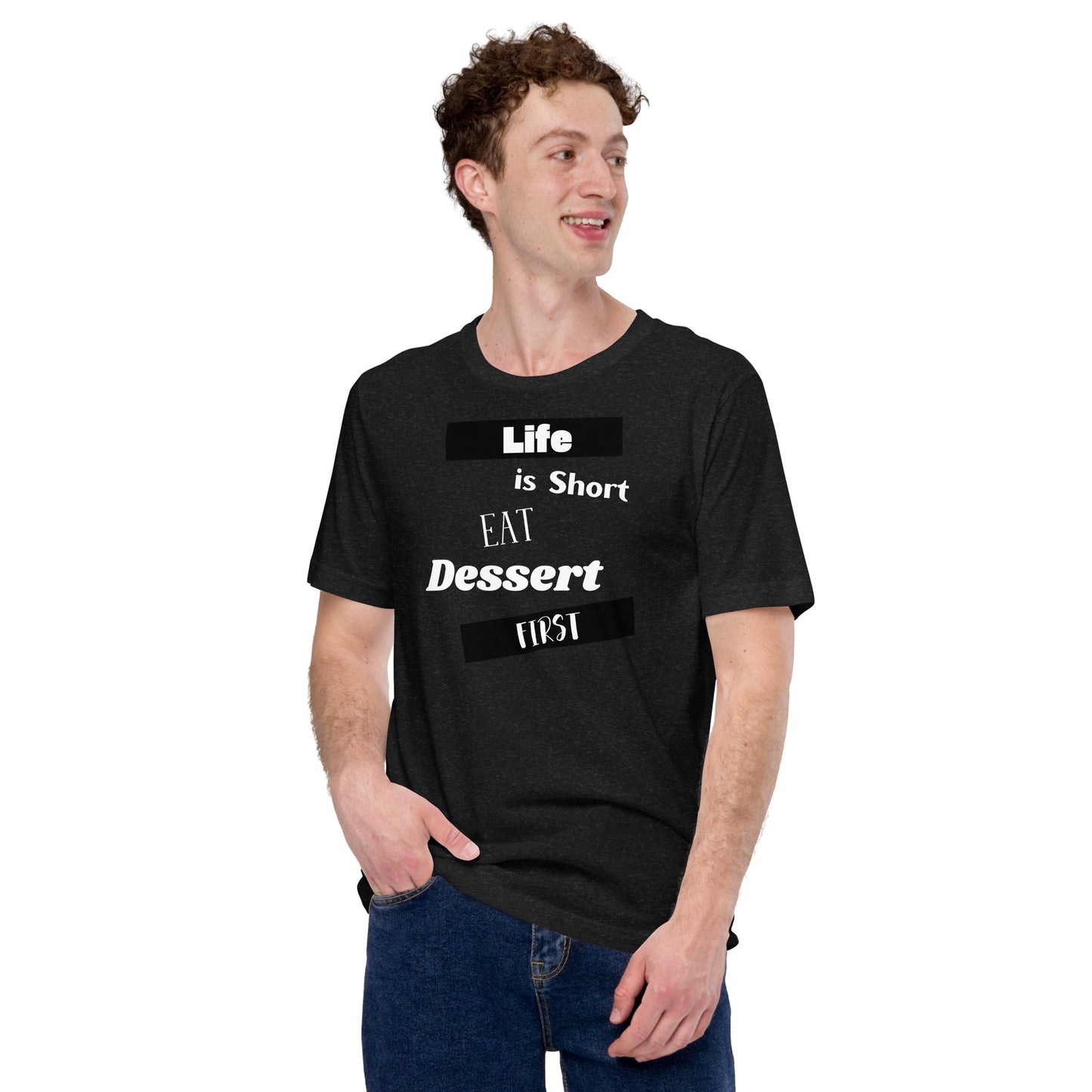 Life is Short Heather T-shirt