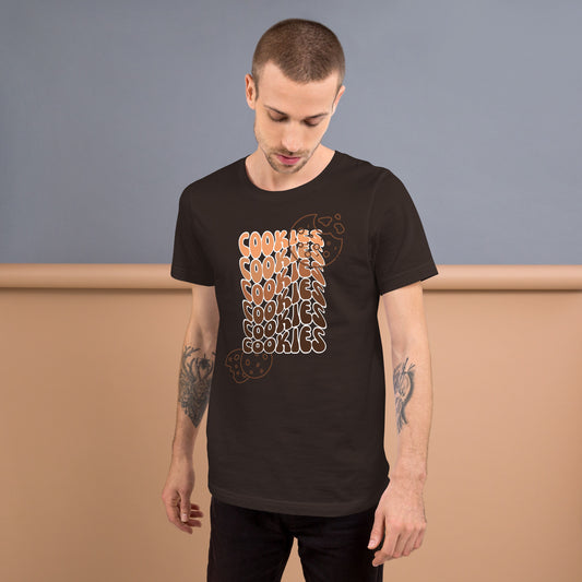 Brown Faded Cookies T-shirt