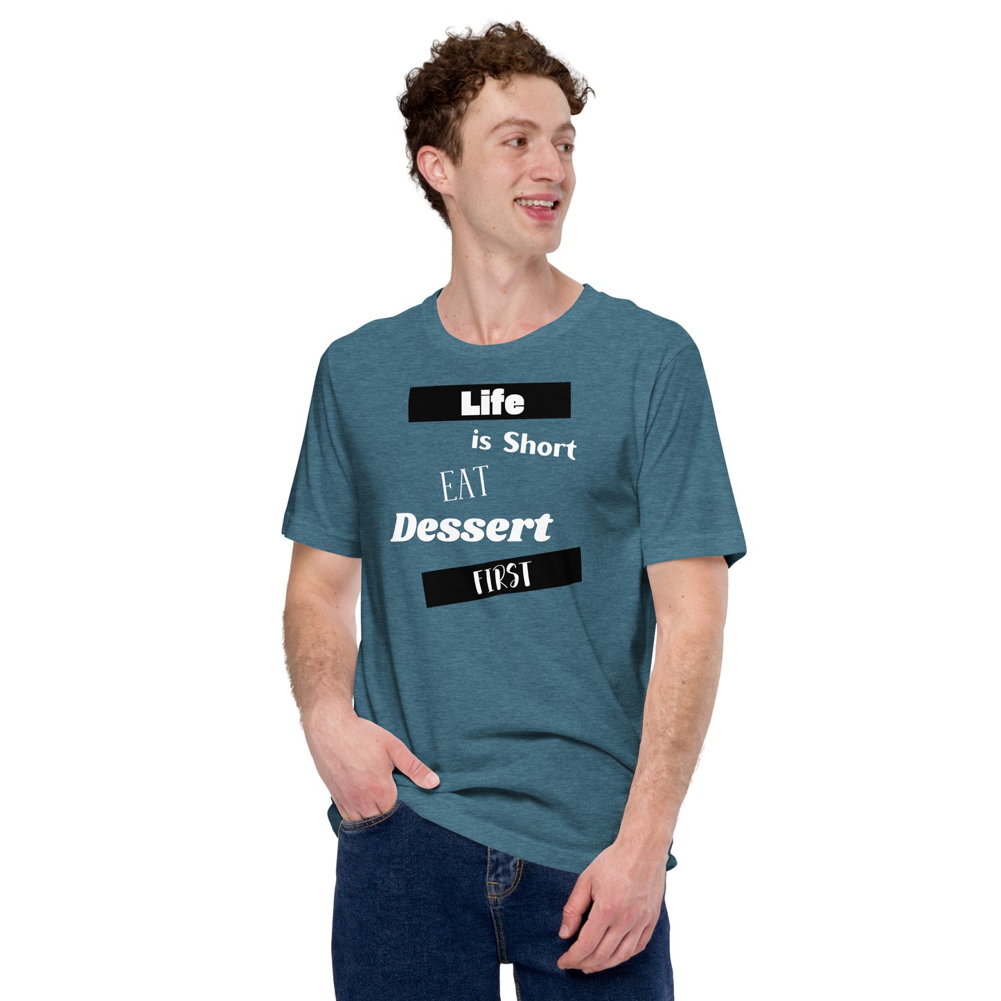 Life is Short Heather T-shirt