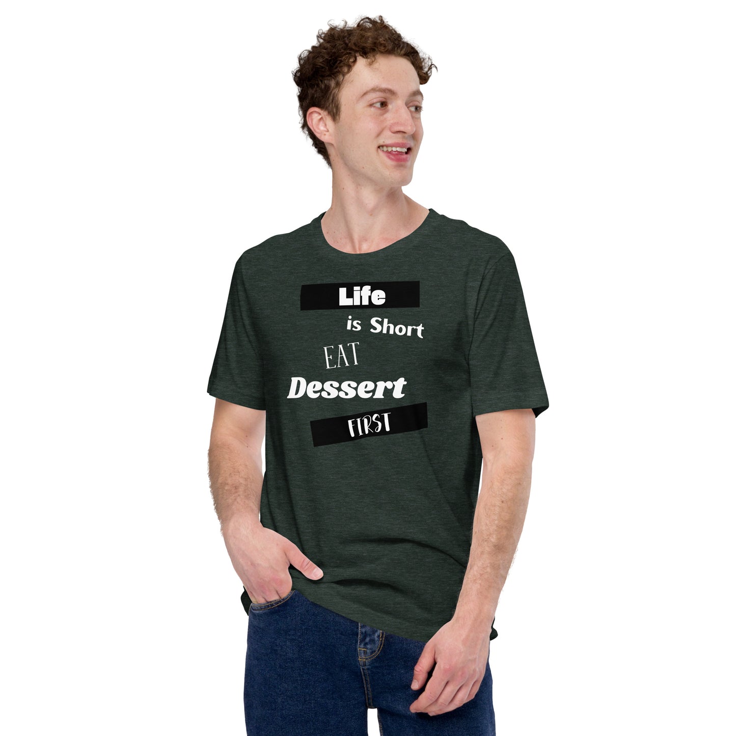 Life is Short Heather T-shirt