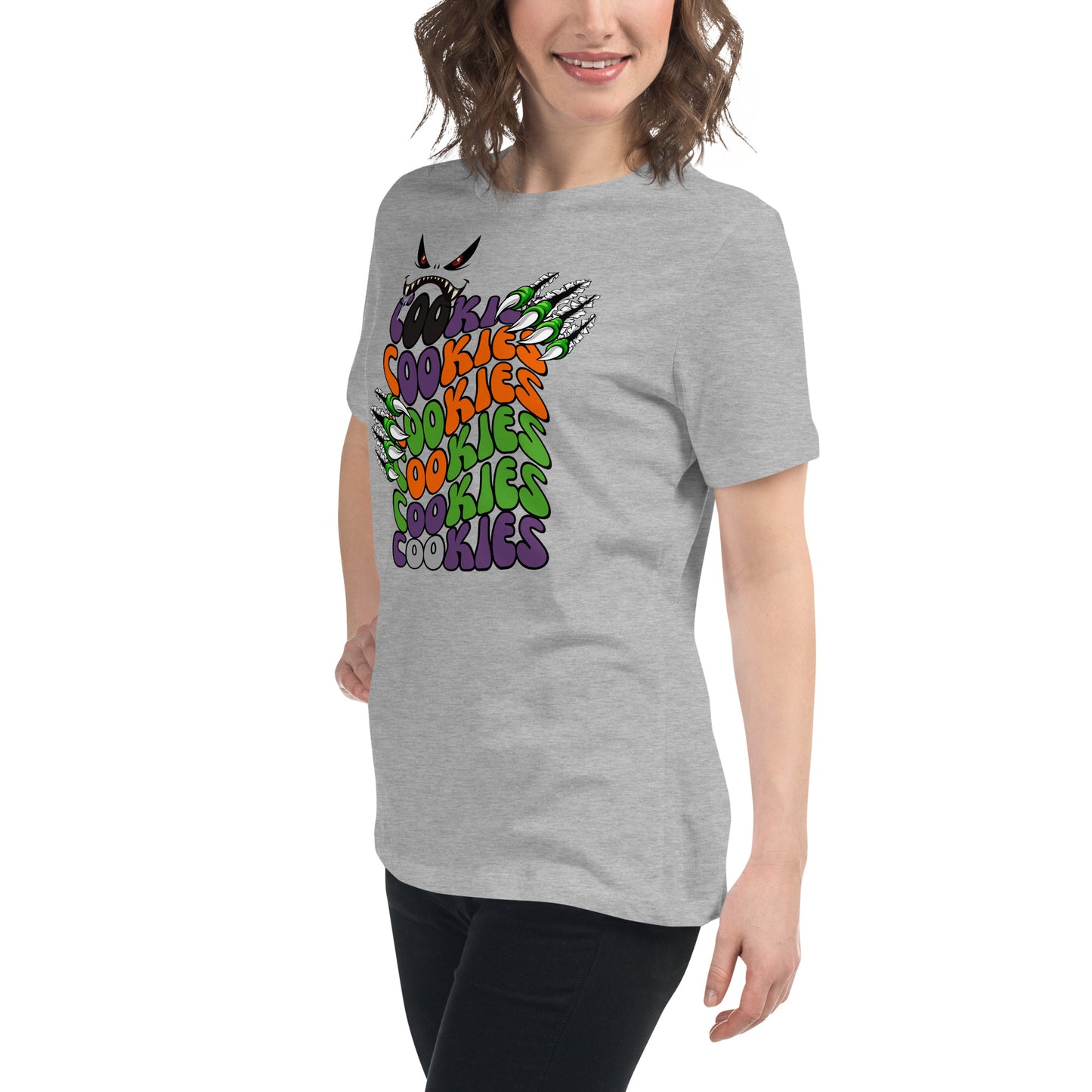Halloween Cookie Monster Relaxed T-Shirt