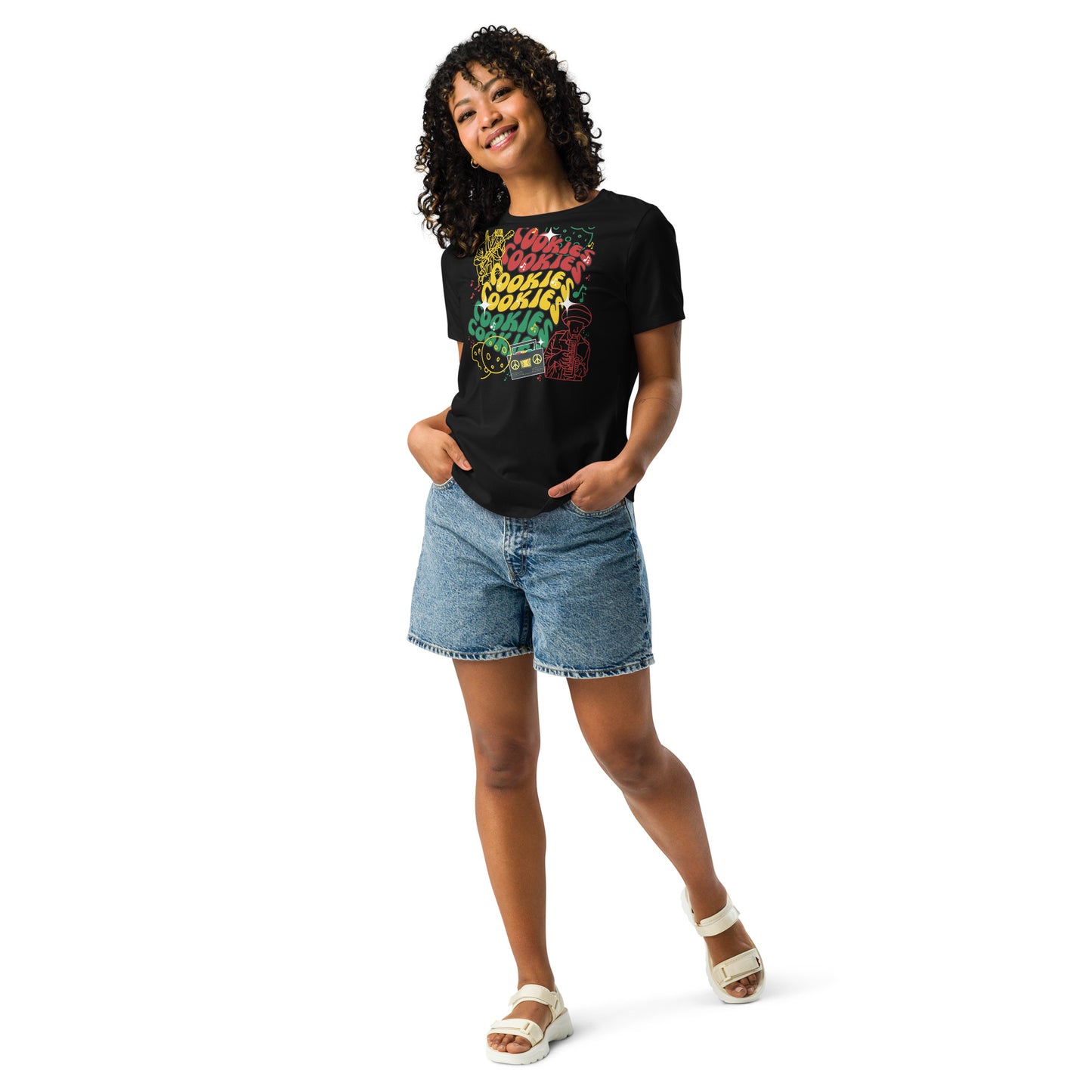 Rasta Wavy Cookies Relaxed T-Shirt