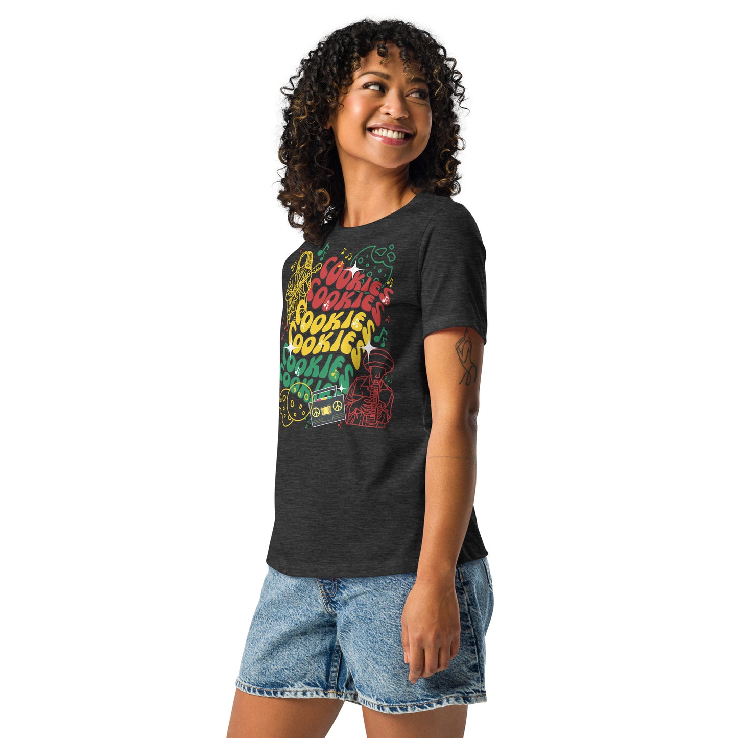 Rasta Wavy Cookies Relaxed T-Shirt