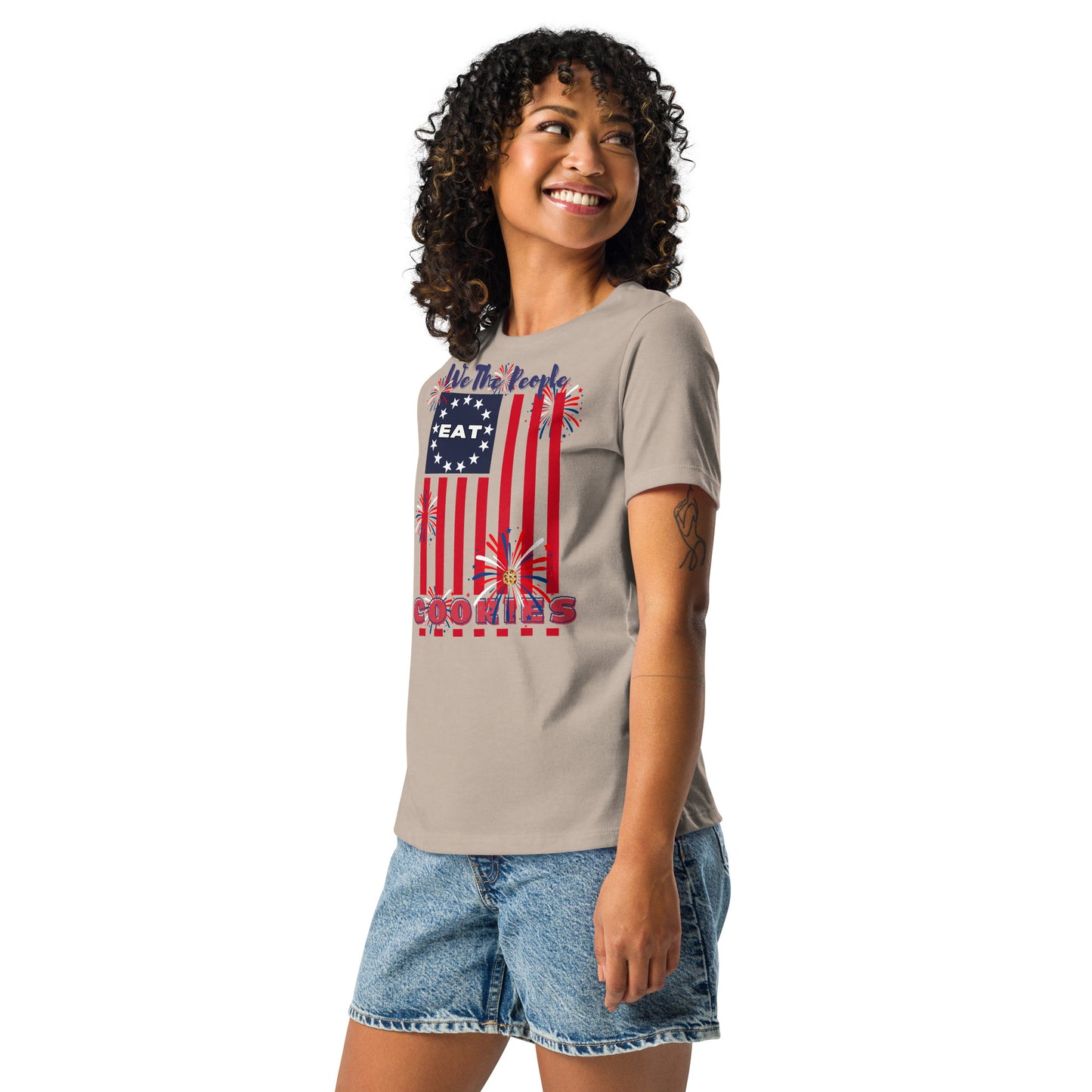 Flag Cookies for the People Relaxed T-Shirt