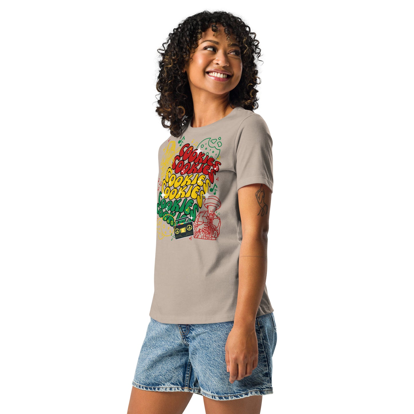 Rasta Wavy Cookies Relaxed T-Shirt