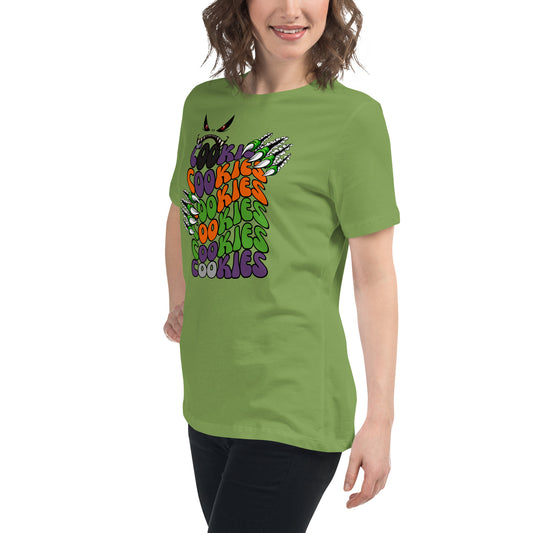 Halloween Cookie Monster Relaxed T-Shirt
