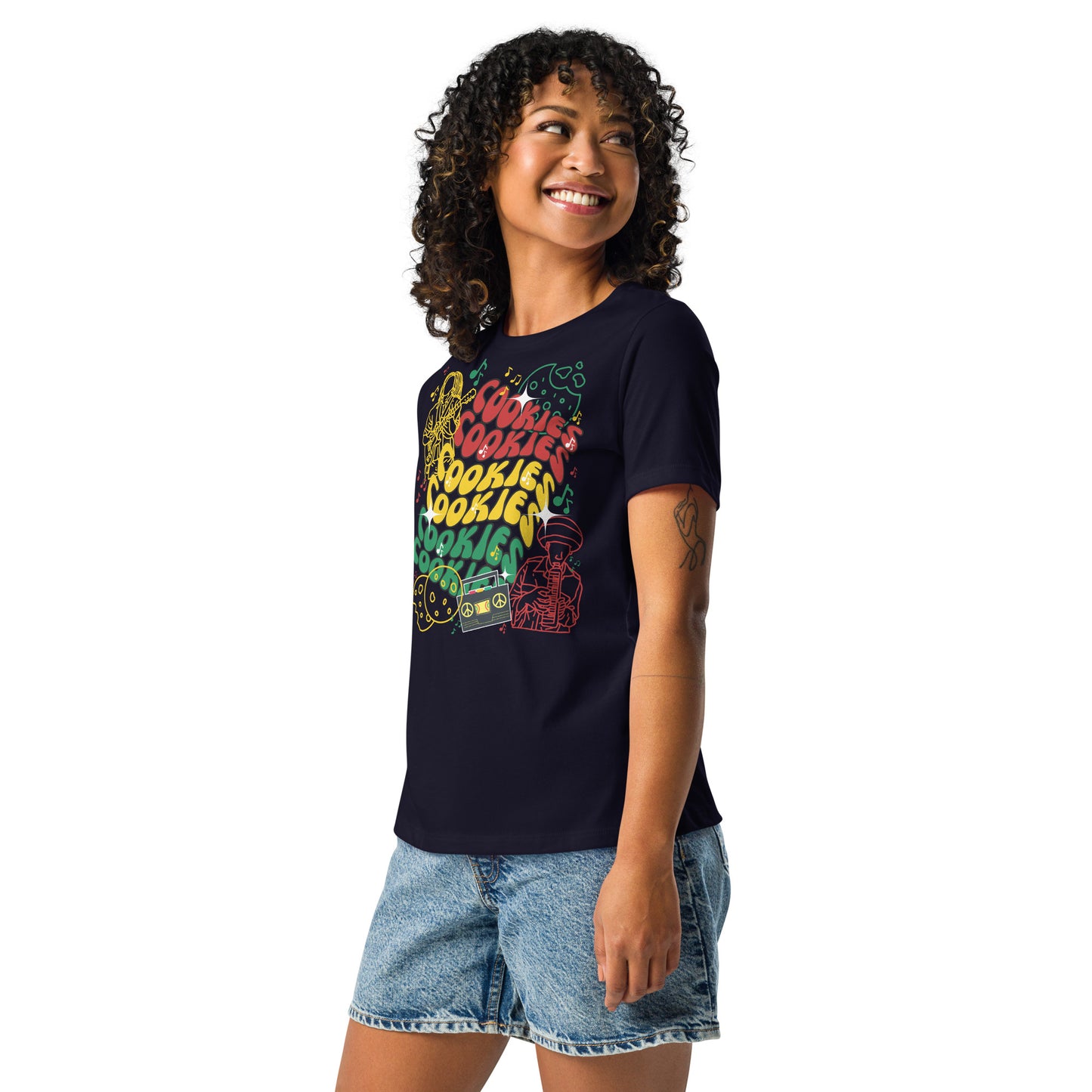 Rasta Wavy Cookies Relaxed T-Shirt