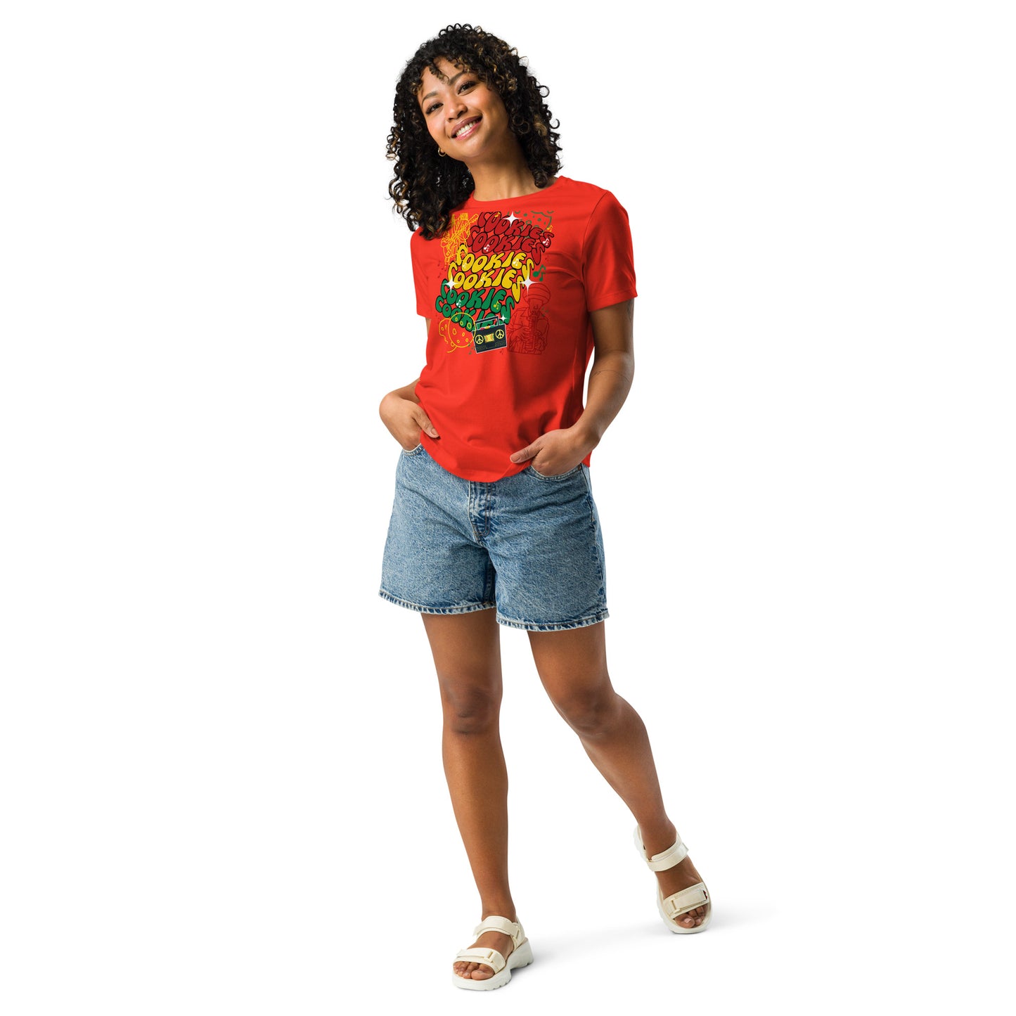 Rasta Wavy Cookies Relaxed T-Shirt