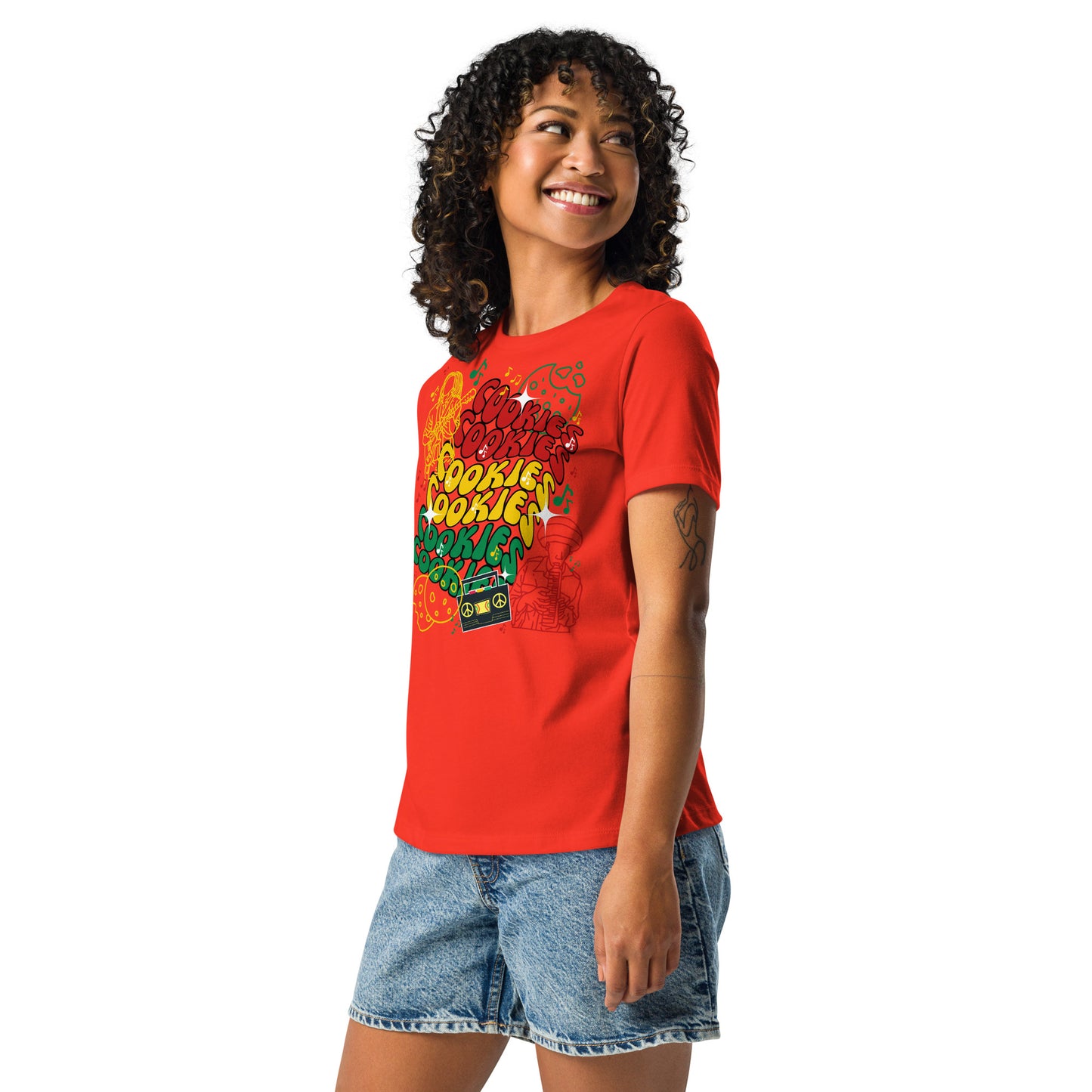 Rasta Wavy Cookies Relaxed T-Shirt