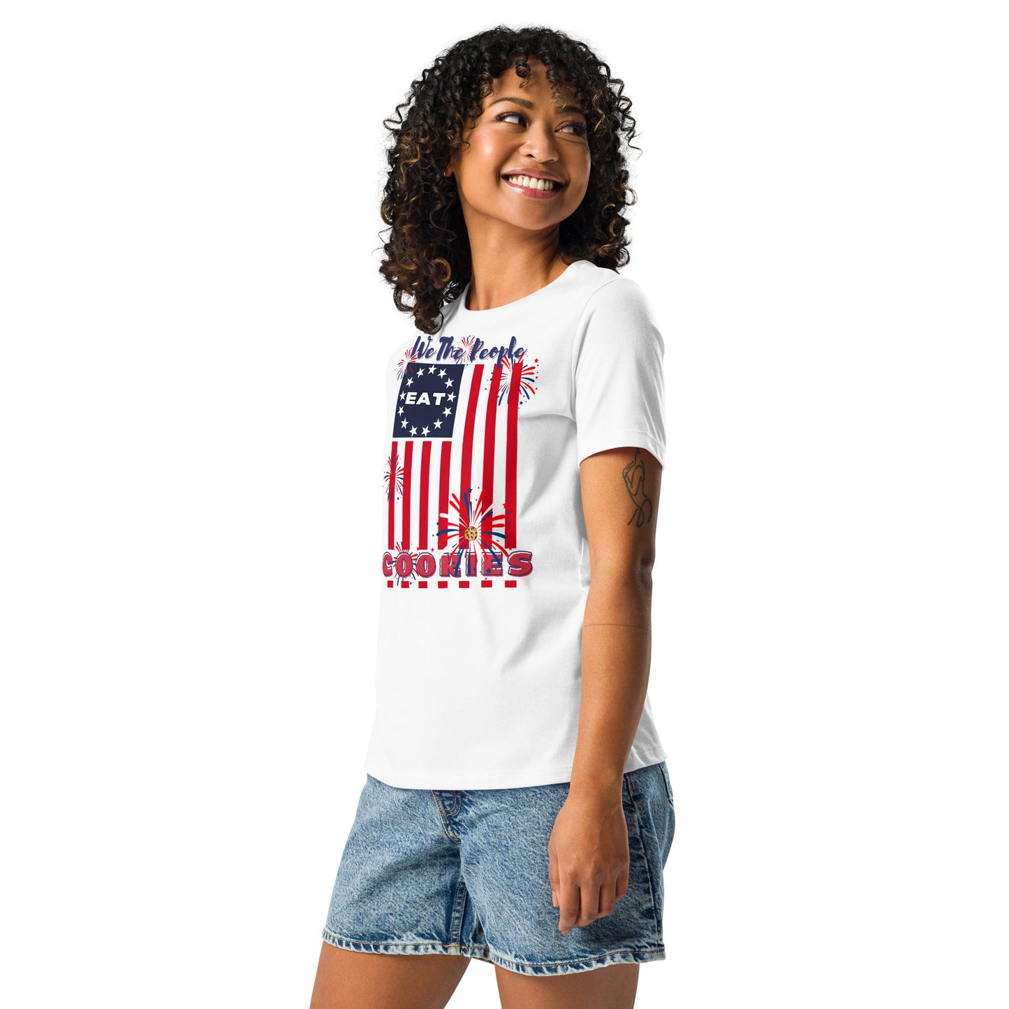 Flag Cookies for the People Relaxed T-Shirt