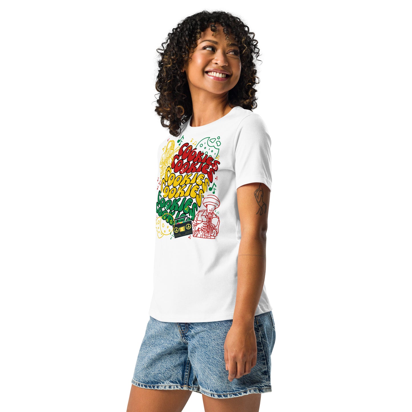 Rasta Wavy Cookies Relaxed T-Shirt