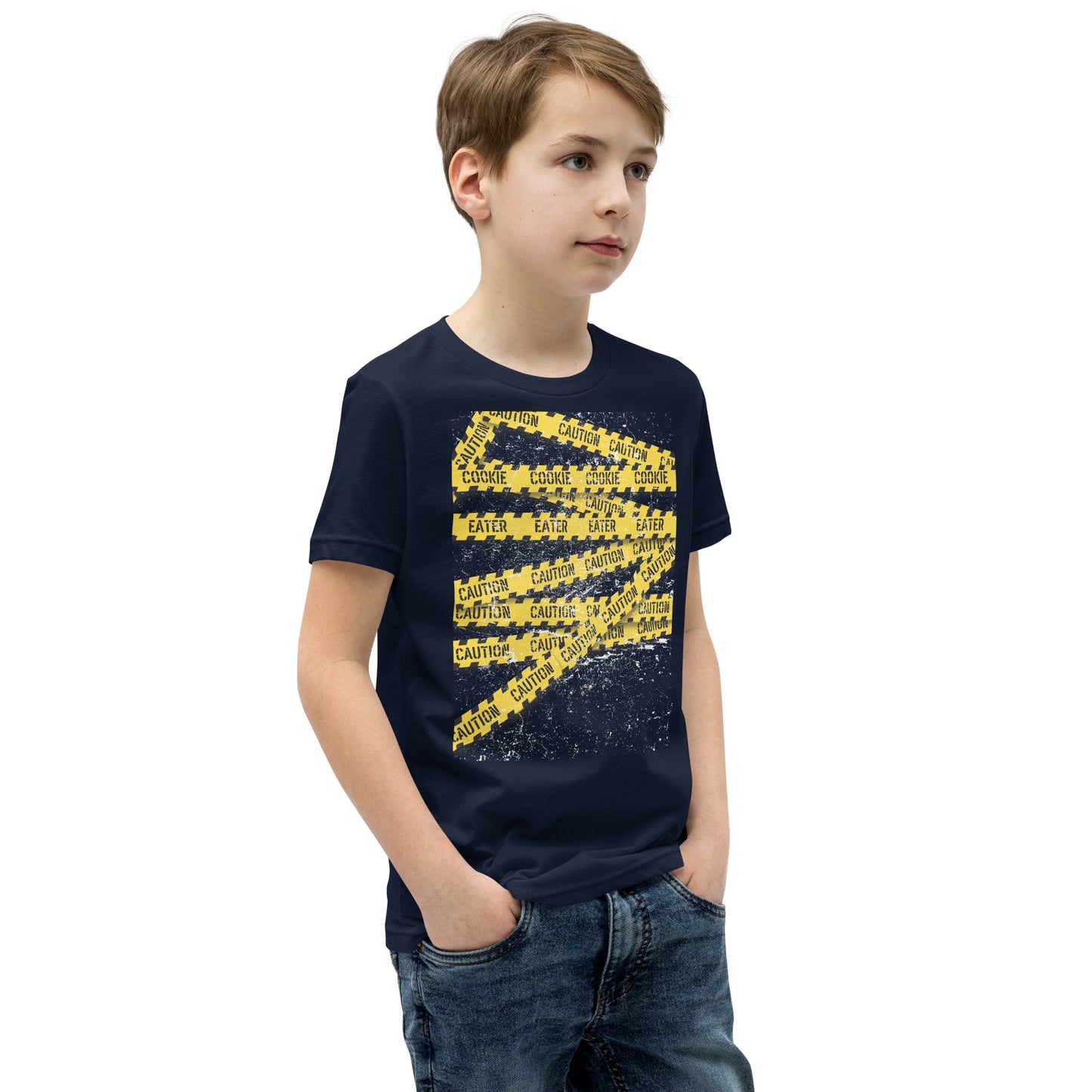 Caution Cookie Eater  T-Shirt
