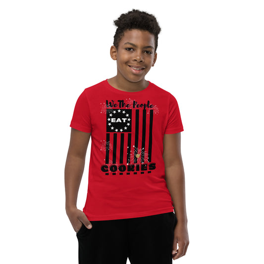Flag Cookies Black T-Shirt
