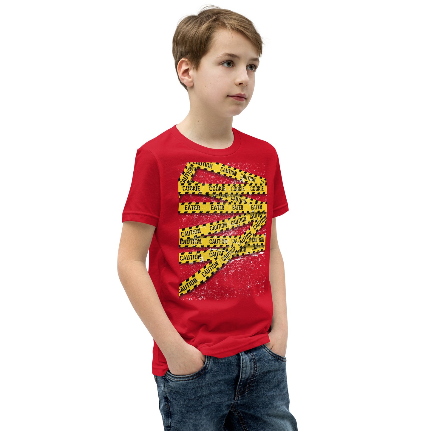 Caution Cookie Eater  T-Shirt