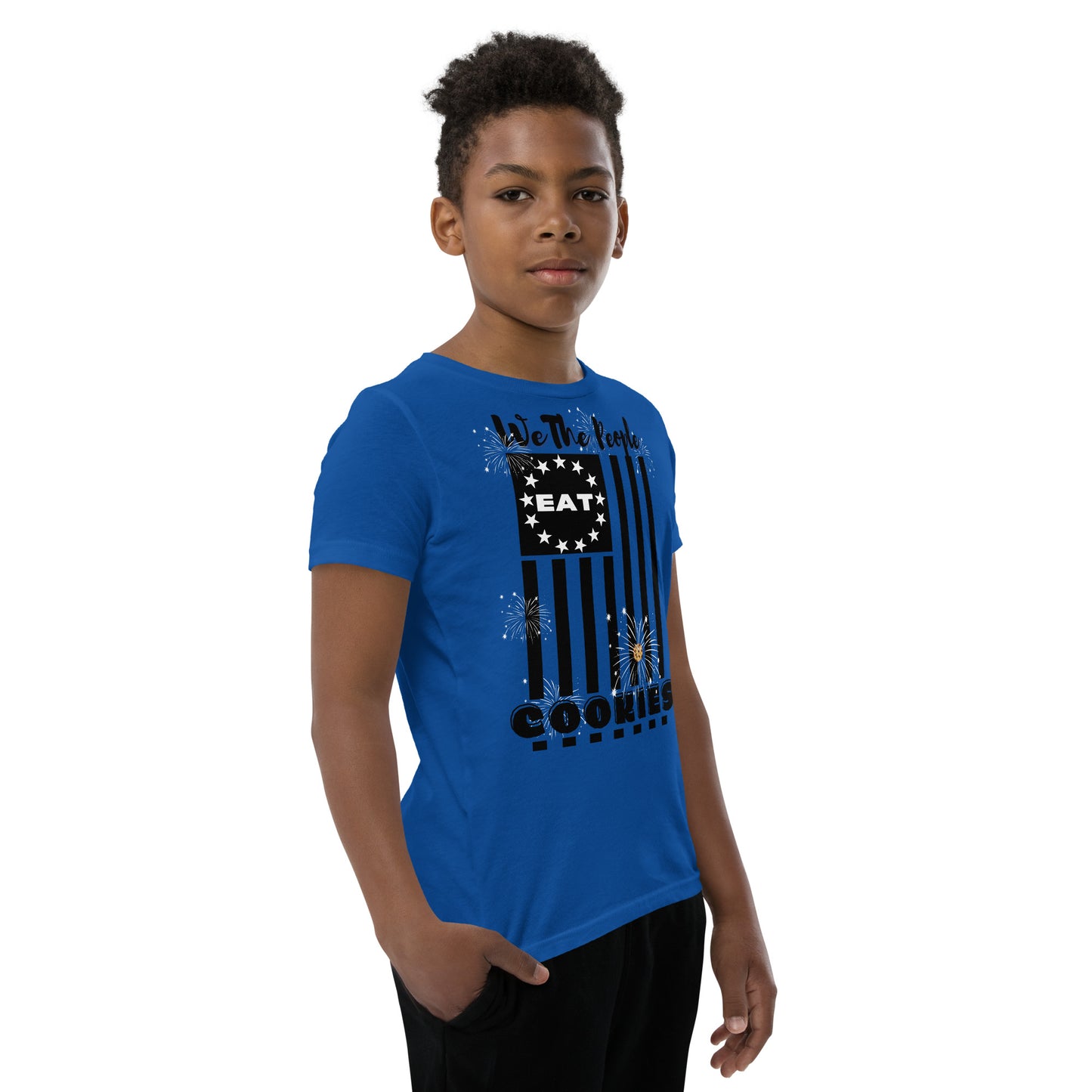 Flag Cookies Black T-Shirt
