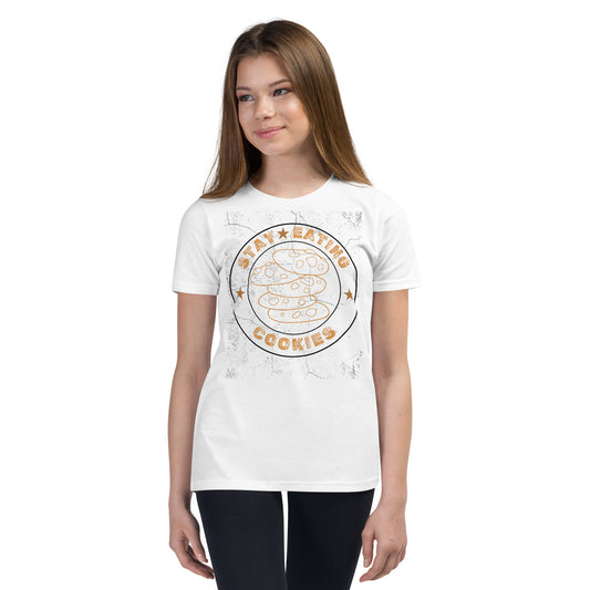 Stay Eating Cookies Blk T-Shirt