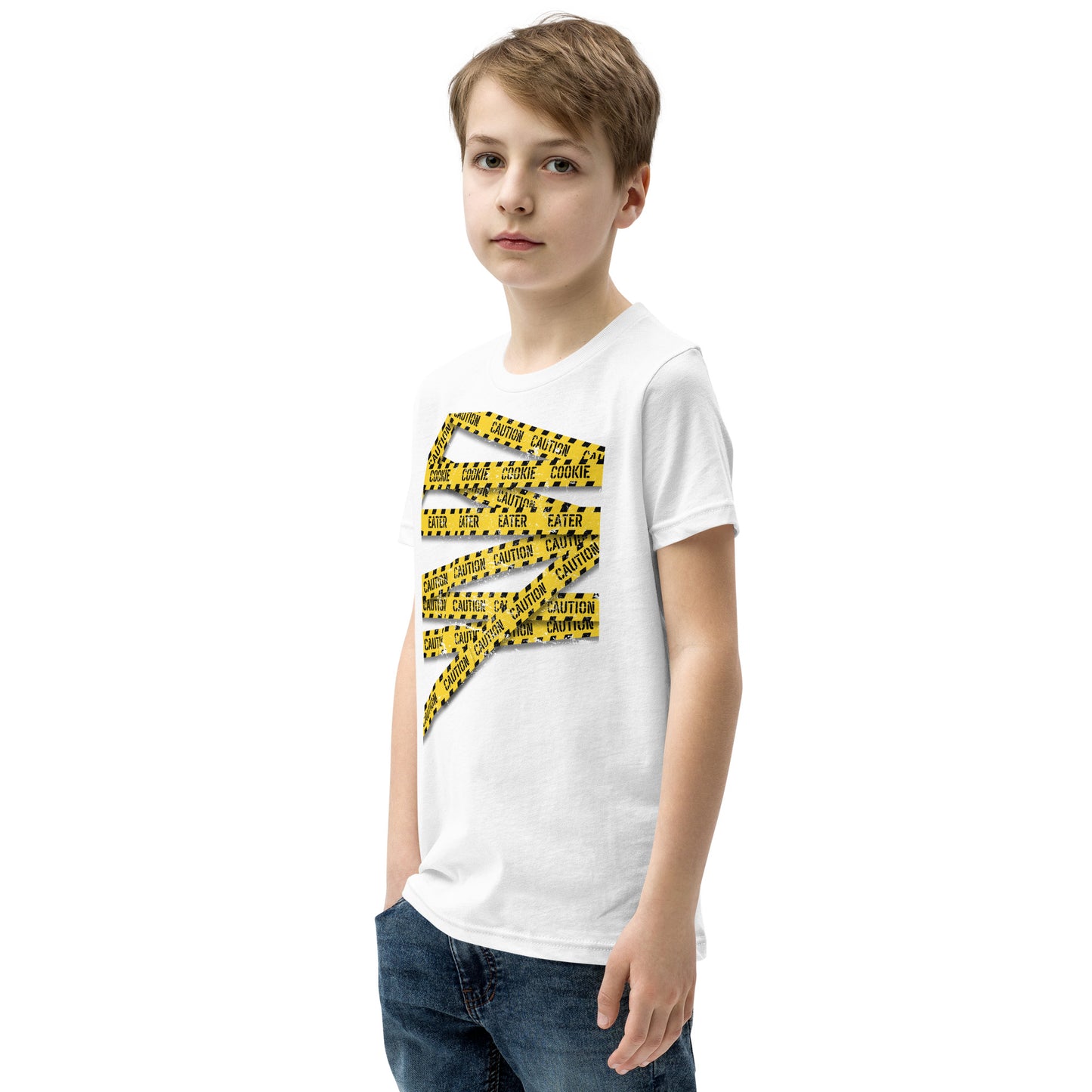 Caution Cookie Eater  T-Shirt