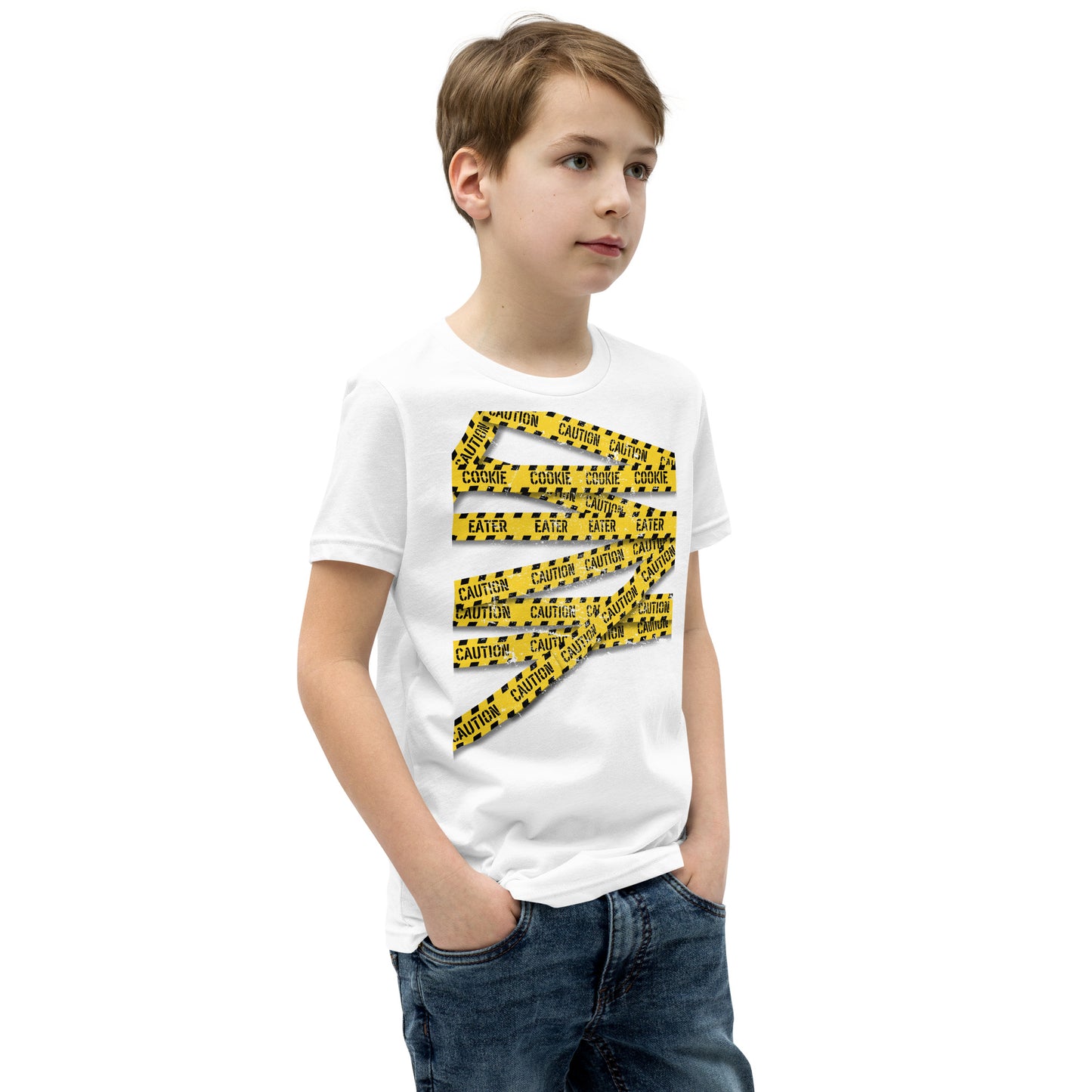 Caution Cookie Eater  T-Shirt